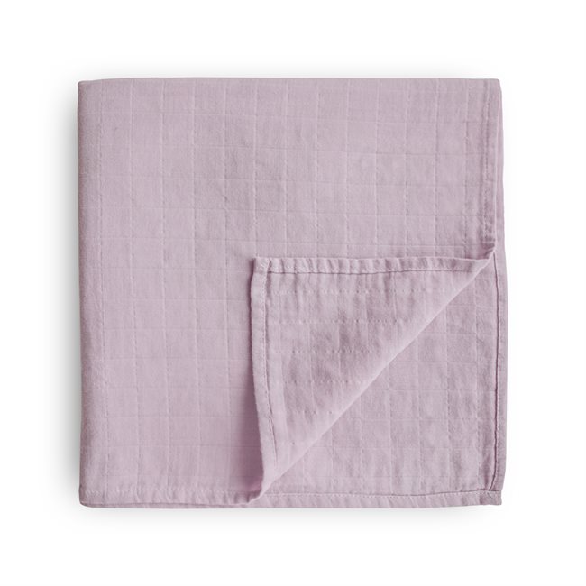 Mushie Swaddle - Soft Mauve