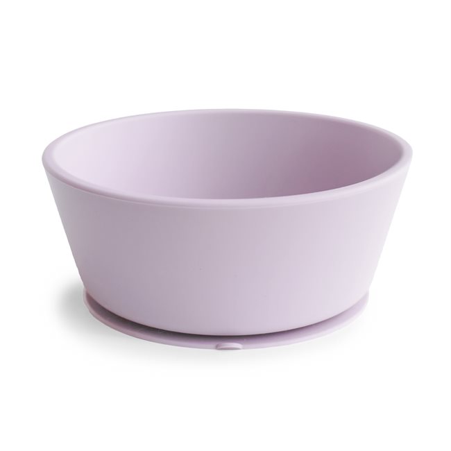 Mushie Silicone Suction Bowl - Soft Lilac