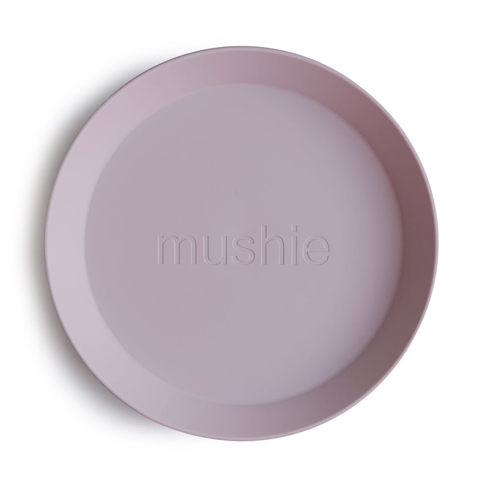 Mushie Round Bowl Dinnerware Set | Soft Lilac