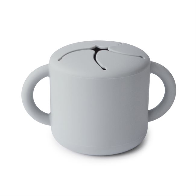 Mushie Silicone Snack Cup - Stone