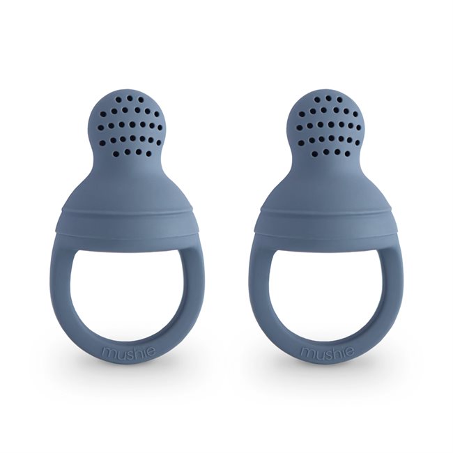 Mushie Silicone Fresh Food Feeder 2-pack - Tradewinds