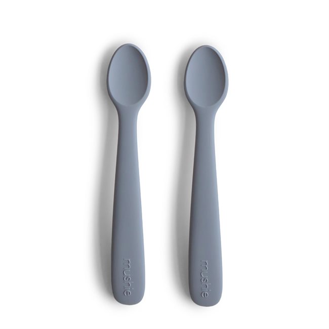 Mushie Silicone Feeding Spoons 2-pack - Tradewinds