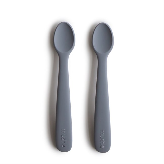 Mushie Silicone Feeding Spoons 2-Pack - Tradewinds