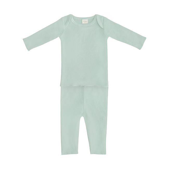 ​​Mushie Two Piece Set - Roman Green - Age​ 3-6 Months