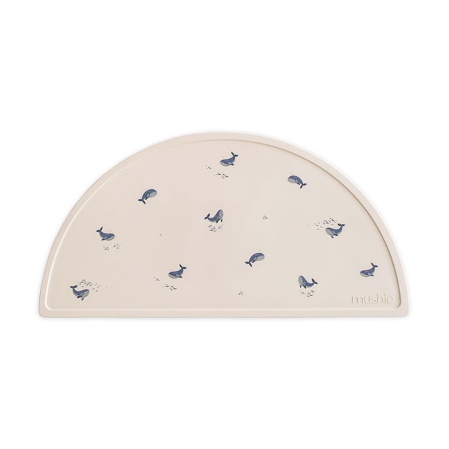 Mushie Silicone Placemat - Whales