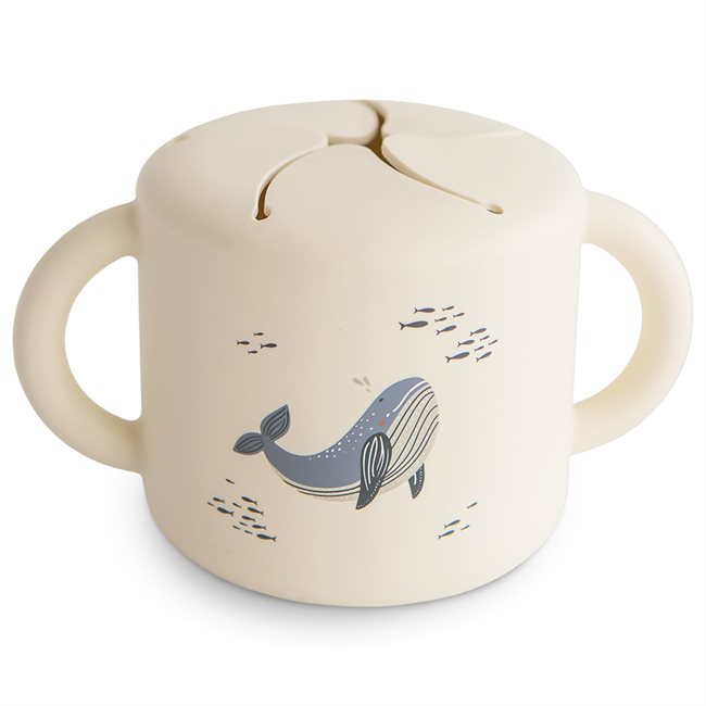 Mushie Snack Cup - Whales