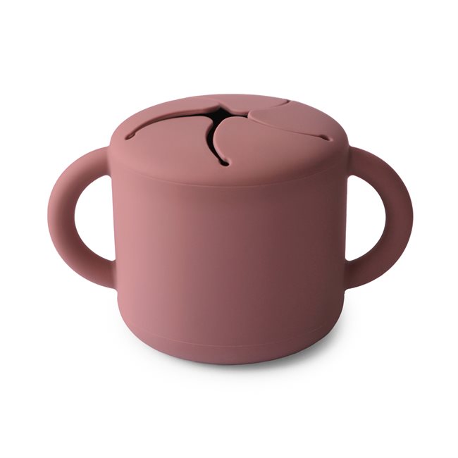 Mushie Silicone Snack Cup - Woodchuck