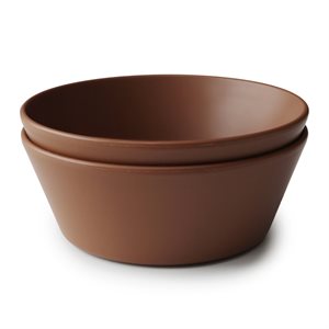 Mushie Dinner Bowl - Round - Caramel