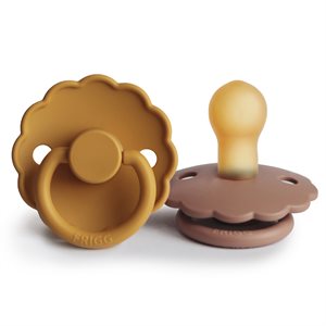 FRIGG Pacifiers Daisy Honey Gold/Rose Gold